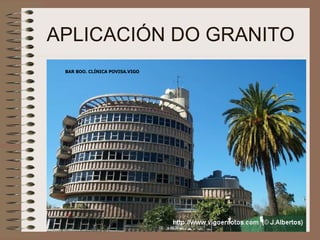 APLICACIÓN DO GRANITO BAR BOO. CLÍNICA POVISA.VIGO 