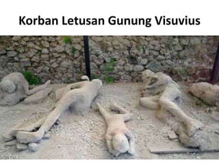 Korban Letusan Gunung Visuvius
 