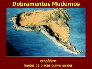 orogênese limites de placas convergentes Dobramentos Modernos 