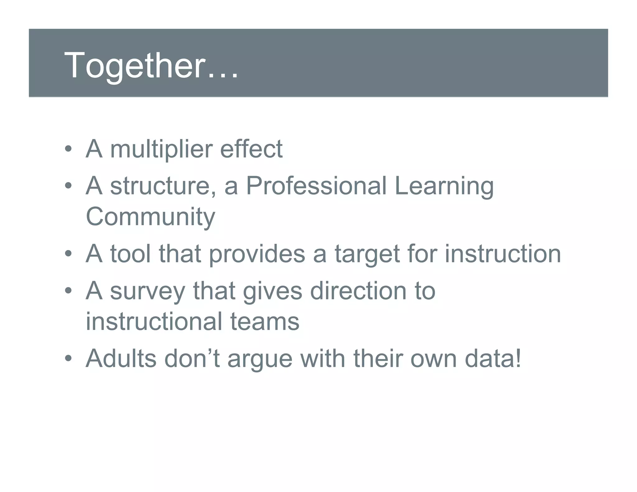 "But What are Your PLC's Talking About?"