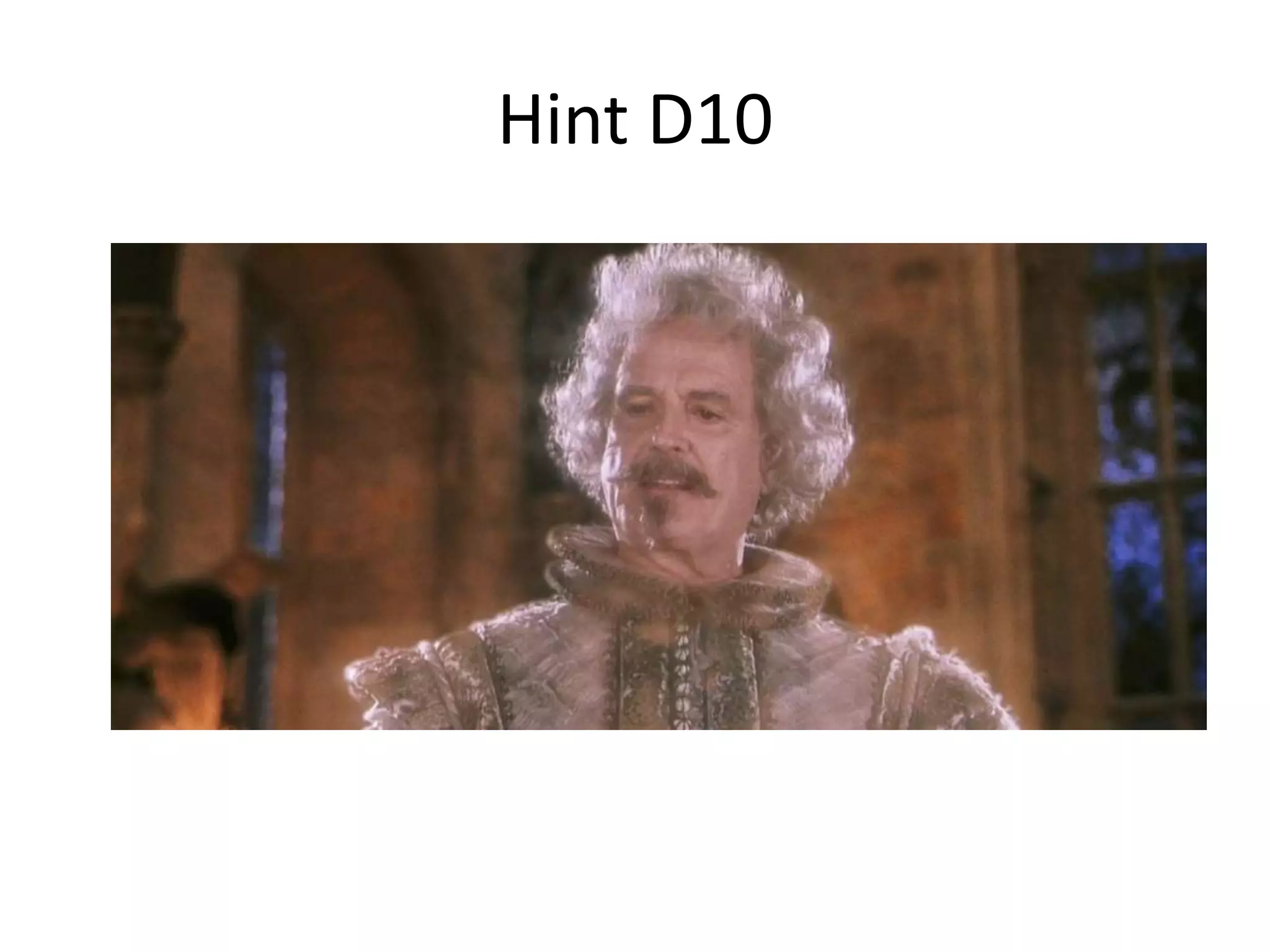 Hint D10
 