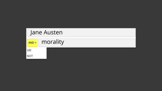 morality
Jane Austen
 