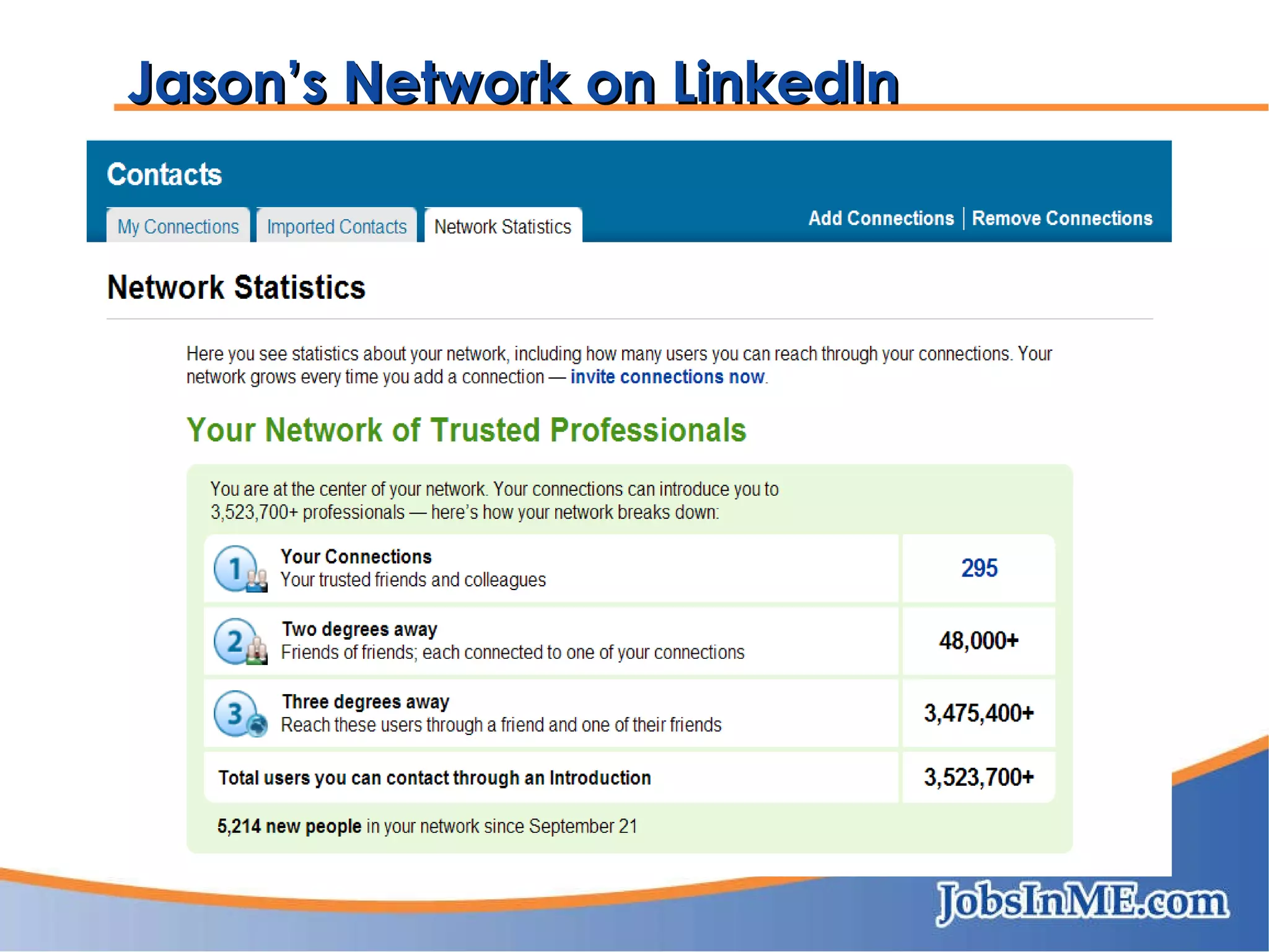 Jason’s Network on LinkedIn 