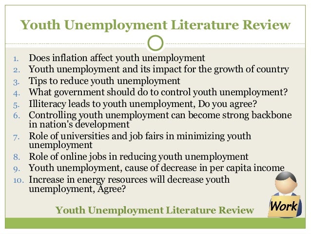 Literature review on unemployment