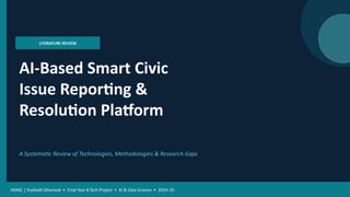 AI-Powered Smart Civic Issue Reporting and Resolution Platform ...