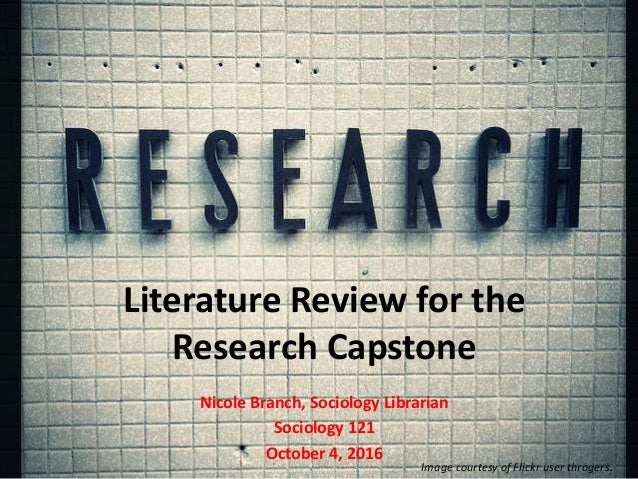 literature review in research slideshare