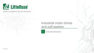 Industrial motor drives
and soft starters
Industrial solutions
REV0919
 