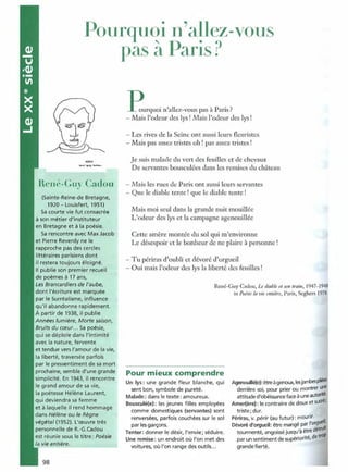 Littérature progressive niveau avancé