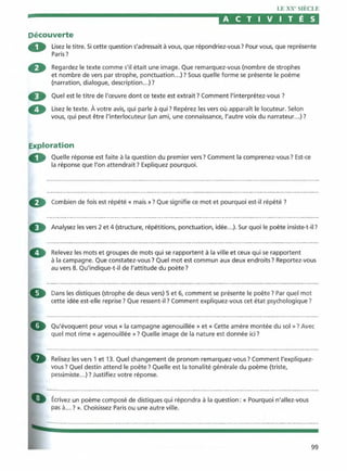 Littérature progressive niveau avancé