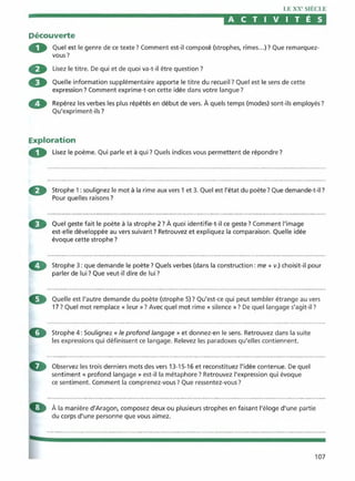 Littérature progressive niveau avancé