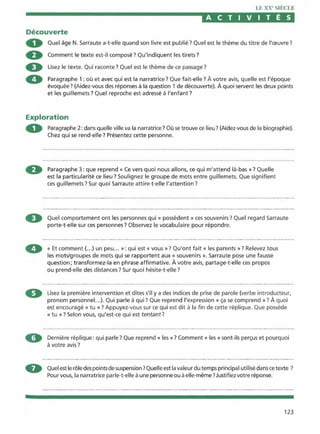 Littérature progressive niveau avancé