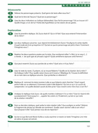 Littérature progressive niveau avancé