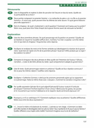 Littérature progressive niveau avancé