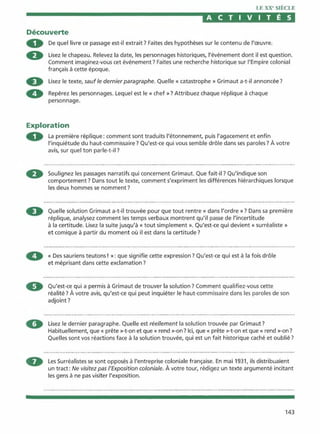 Littérature progressive niveau avancé