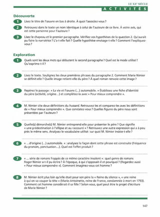 Littérature progressive niveau avancé