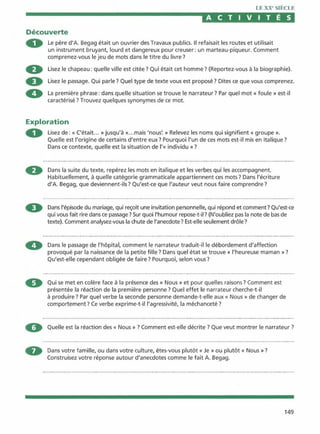 Littérature progressive niveau avancé