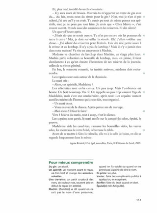 Littérature progressive niveau avancé