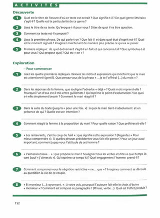 Littérature progressive niveau avancé