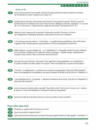 Littérature progressive niveau avancé