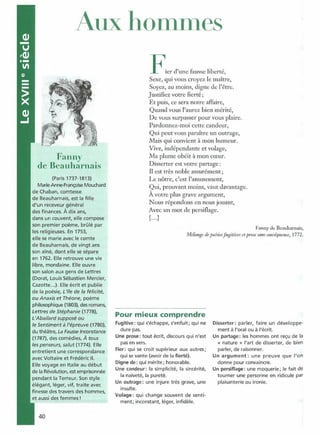 Littérature progressive niveau avancé