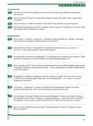 Littérature progressive niveau avancé