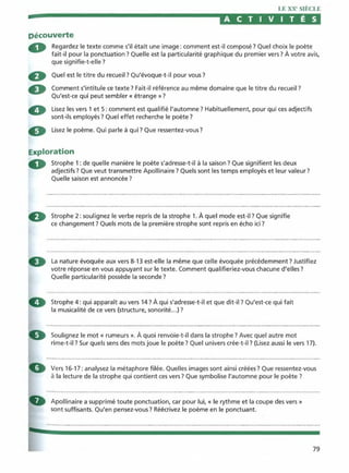 Littérature progressive niveau avancé