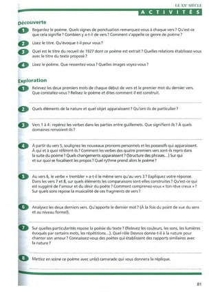 Littérature progressive niveau avancé