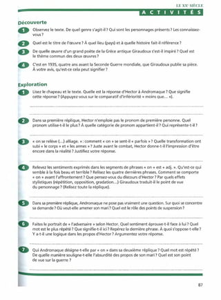 Littérature progressive niveau avancé