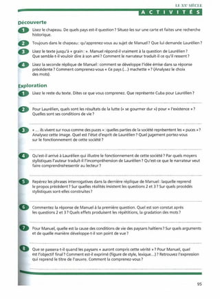 Littérature progressive niveau avancé