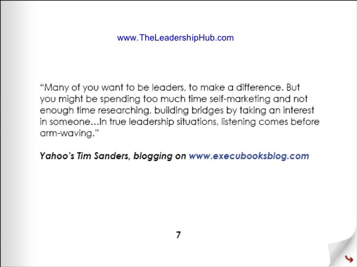 www.TheLeadershipHub.com 