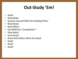 Making the Grade: Lifelong Learning Is a Mission Statement Must"An unstinting commitment by every one of us to accelerated lifelong learning"
