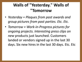 Welcome to the Age of Metabolic Management.Exhibit personal urgency ... hourly-daily-consciously. Hire for it.Promote itReward itSet aggressive targets