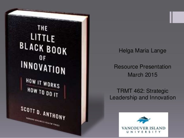 the little black of innovation book presentation