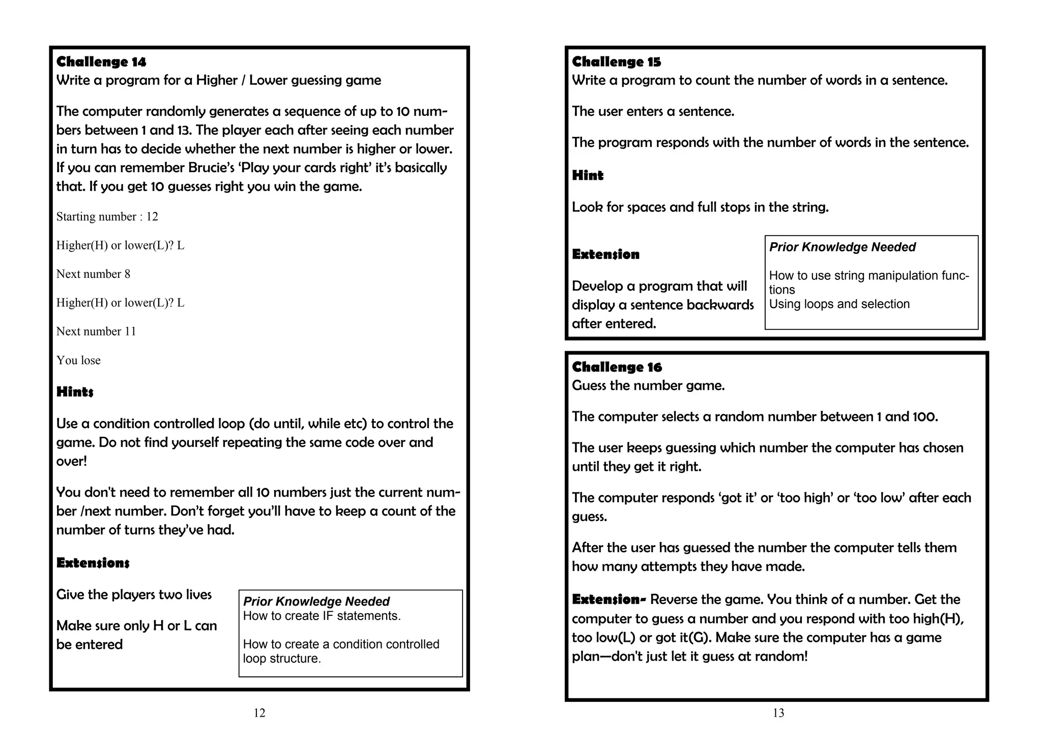 Little book of programming challenges | PDF