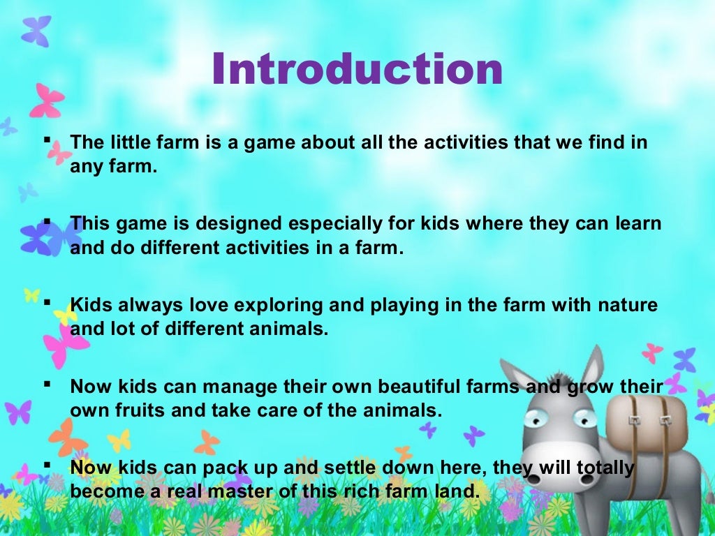 Little Fram Kids Game