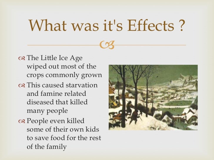 Little ice age