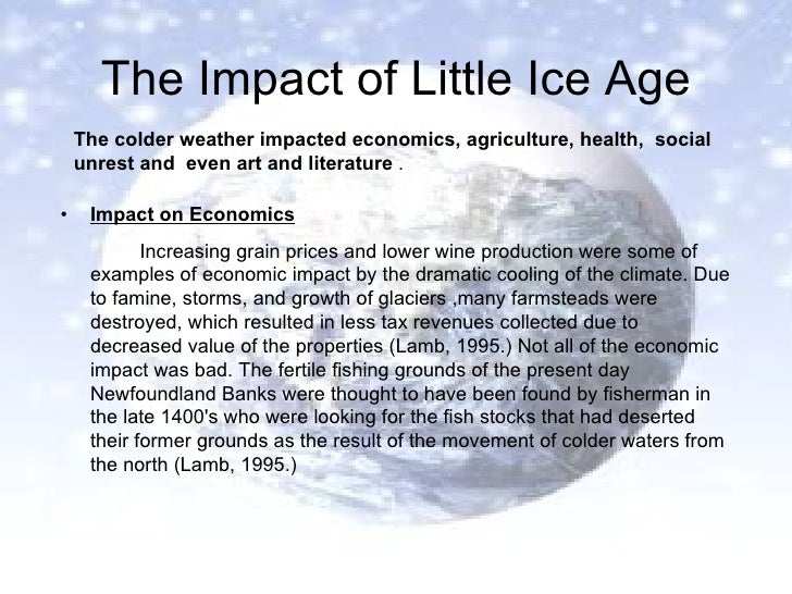 Little ice age