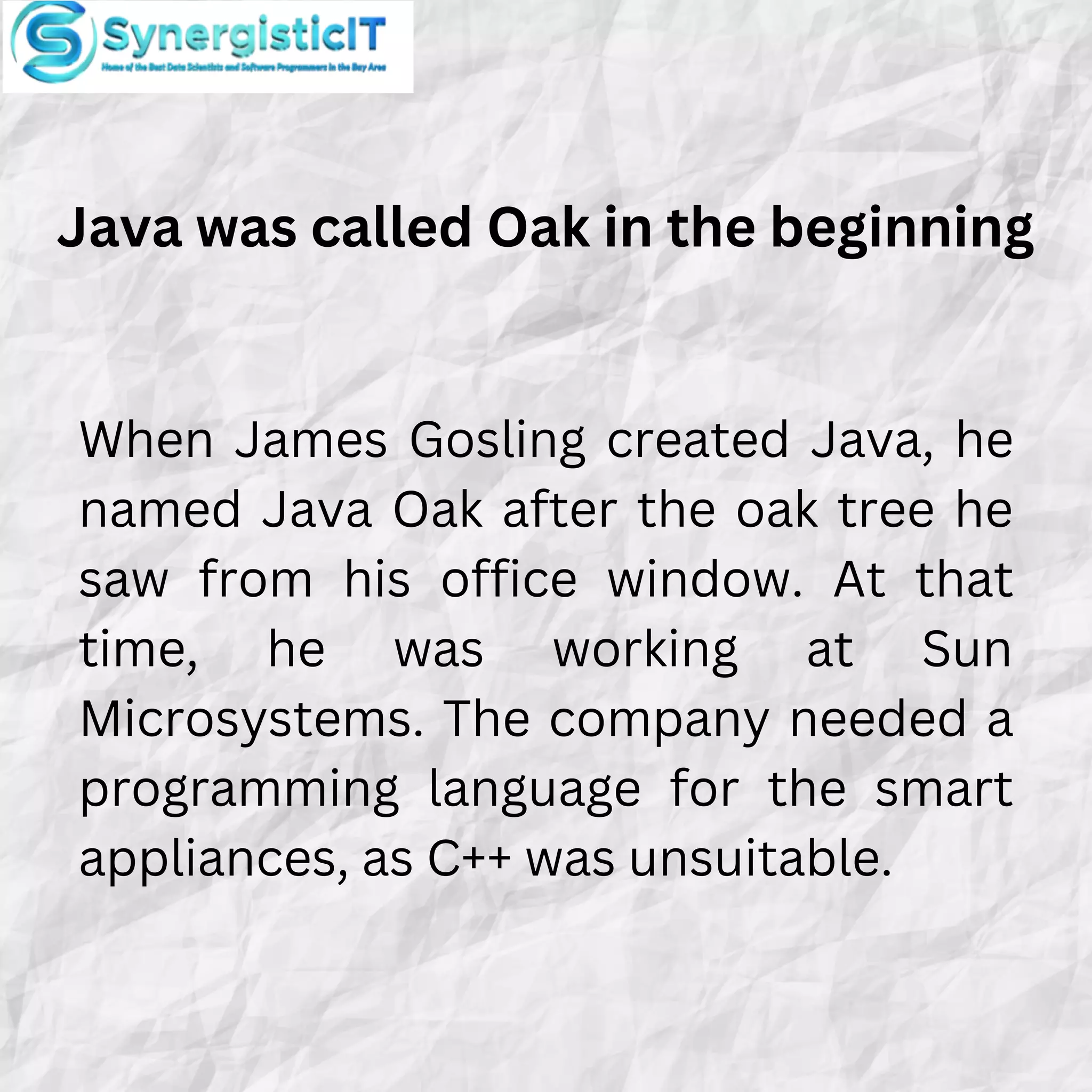Little Known Facts About Java — And Why They Matter | PDF