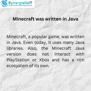 Little Known Facts About Java — And Why They Matter | PDF