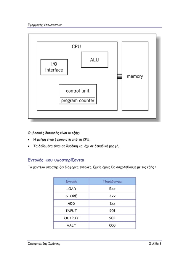 Little man computer | PDF