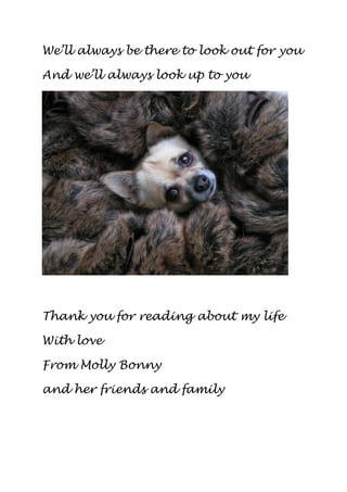 Message For Pet And Dog Lovers From Little Molly
