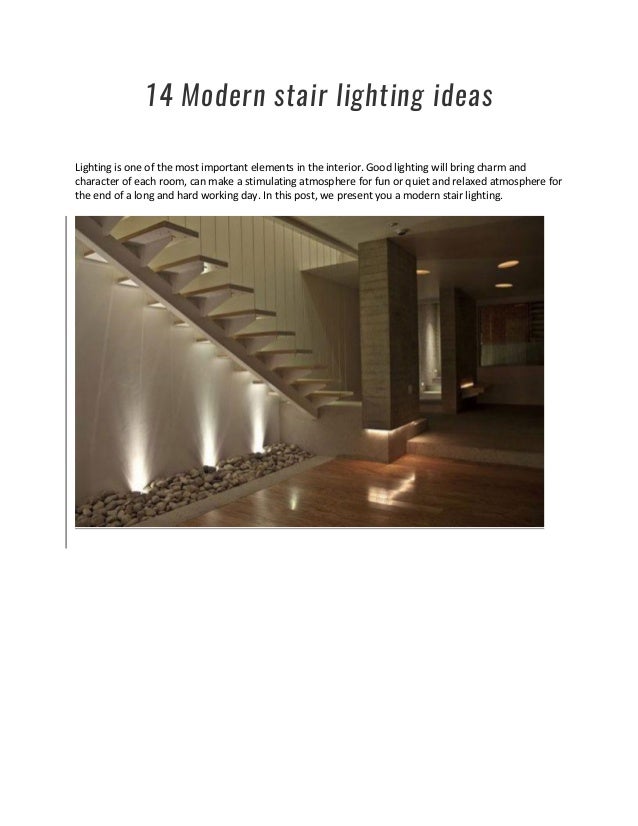 Littlepieceofme Com 14 Modern Stair Lighting Ideas