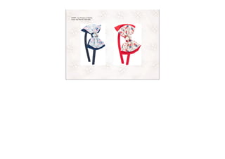 LT2079 - Laço Estampa com Botões
Cores: Azul Marinho e Vermelho
 