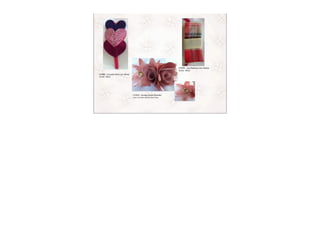 LT2039 - Laço Estamine com Xadrez
                                                                                       Cores: Única
LT2065 - Coração Feltro com Strass
Cores: Única




                                     LT1033	
  -­‐	
  Arranjo	
  Rosas	
  Grandes
                                     Cores:	
  Vermelho,	
  Marﬁm,	
  Rosê,	
  Preto
 