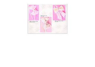 LT2050 - Laço Chic Listras
                                 Cores: Marﬁm




                                                              LT2061 - Laço Xadrez com Pontas
LT2060 - Laço Xadrez com Renda                                Cores: Rosa
Cores: Rosa e Marﬁm
 