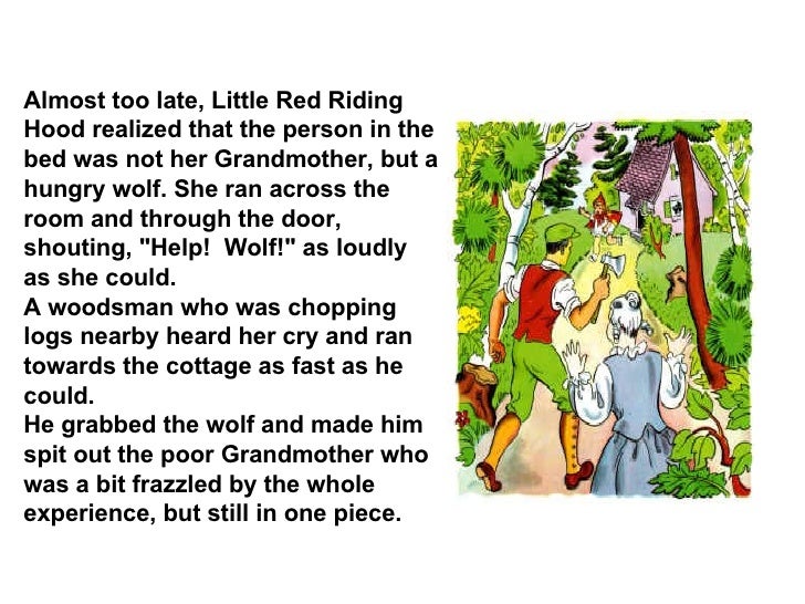 little red riding hood summary