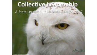 Collective	Leadership	
A-State	Leadership	Celebration	May	4,	2017
cc:	wildphotons	- https://www.flickr.com/photos/84826593@N00
 
