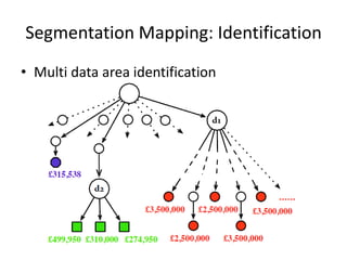 Segmentation Mapping: Identification
• Multi data area identification
 