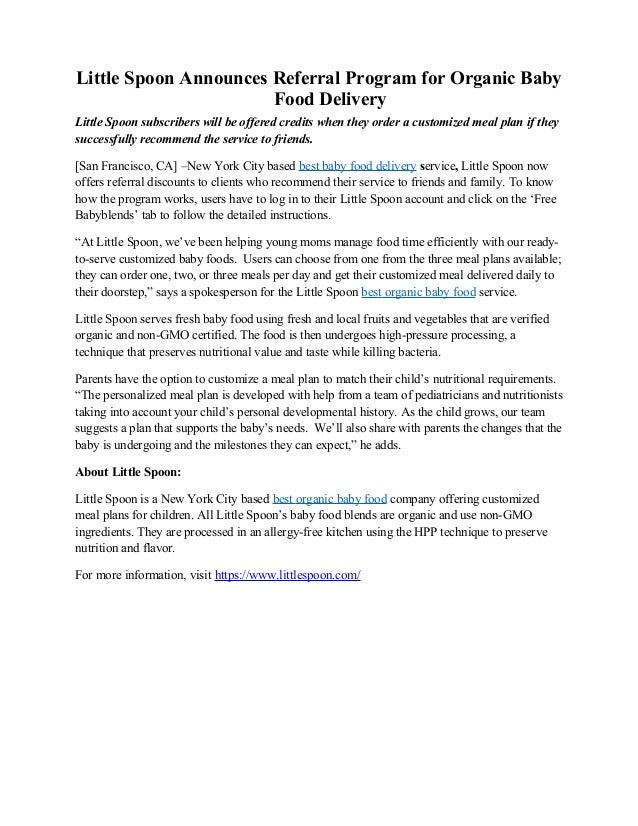 best baby food delivery