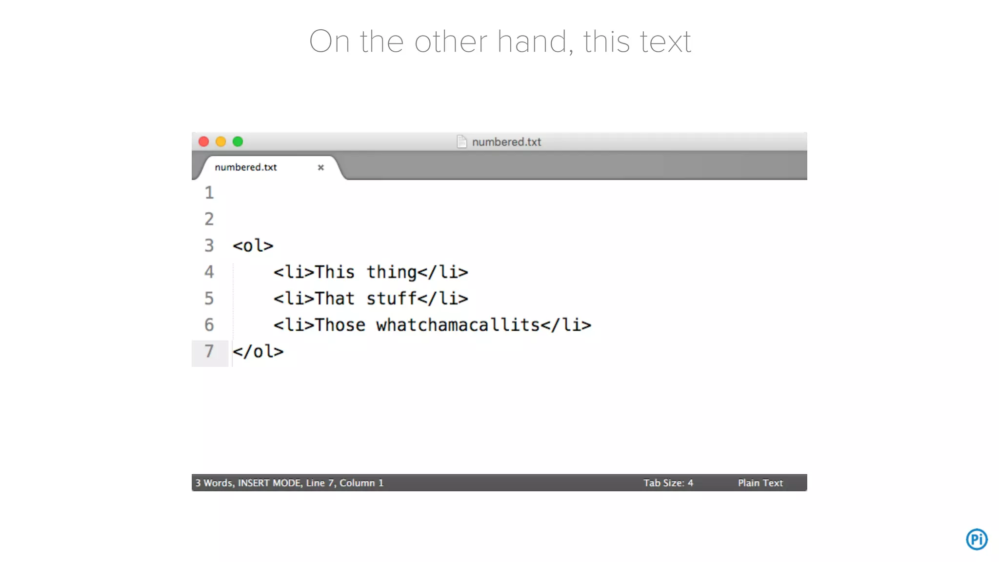 Looks like this on a web page
 